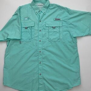 Columbia PFG Omni Shade University of FL Short Sleeve Button Down